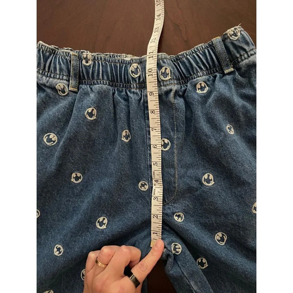 Urban Outfitters BDG Baggy 90s Jeans Smiley Face Embroidered Size Small Grunge - Picture 11 of 12